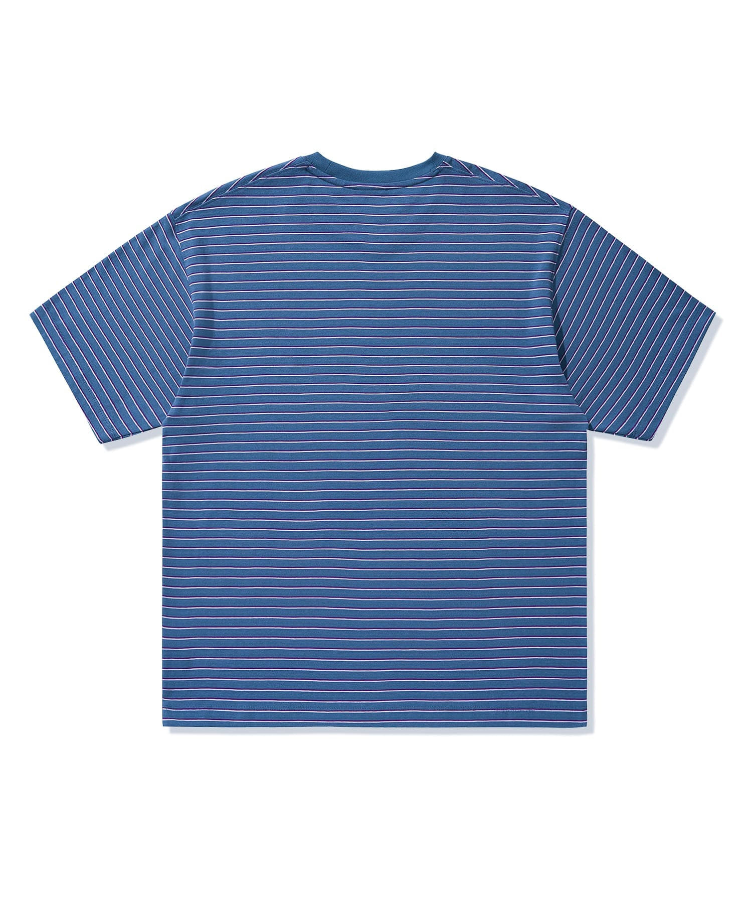 에센셜 스트라이프 티셔츠 블루